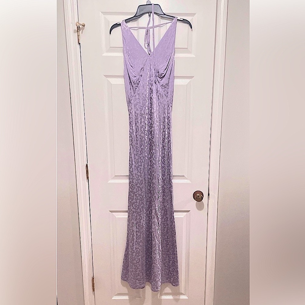 NEW TOPSHOP Heart Jacquard Satin Slip Dress Size 8 NWOT